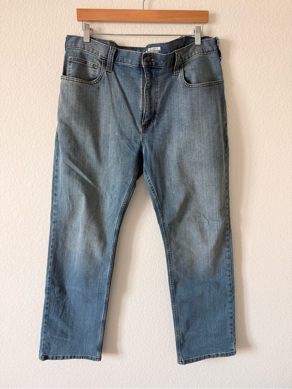 Carhartt Men's Medium Blue Straight-Leg Jeans
